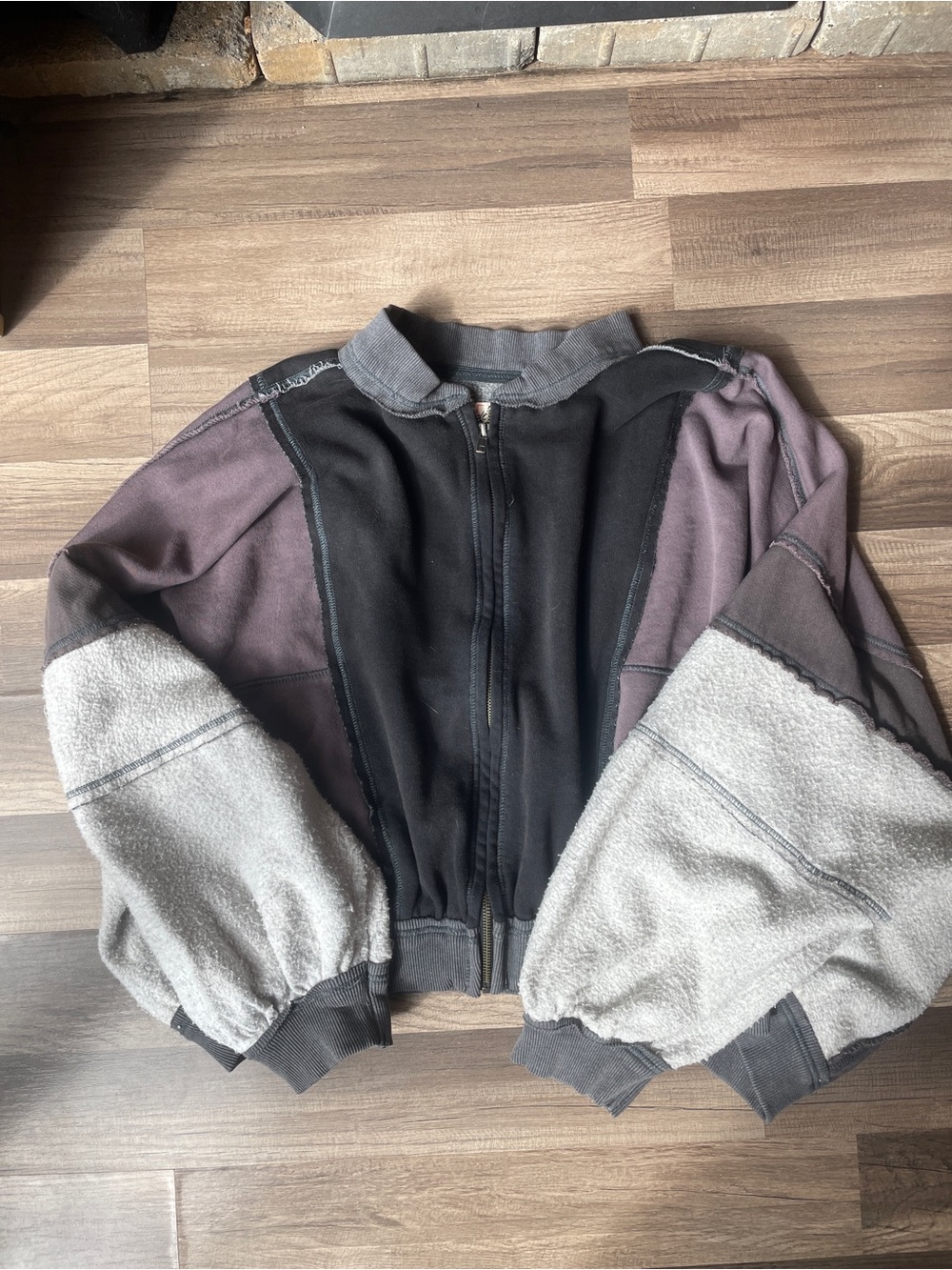 We the Free Starburst Colorblock Bomber Jacket